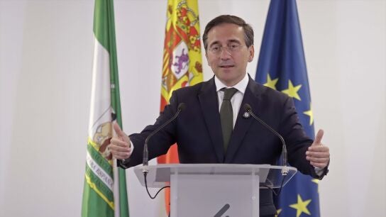 El ministro de Asuntos Exteriores, Uni&oacute;n Europea y Cooperaci&oacute;n, Jos&eacute; Manuel Albares.