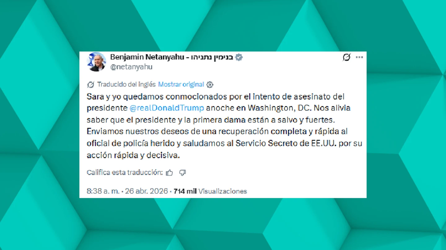 Reacción de Netanyahu al intento de asesinato de Trump. Reacción de Netanyahu al intento de asesinato de Trump.