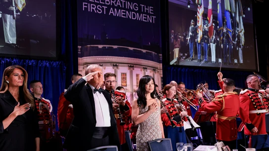 Imagen de Donald Trump poco antes de que se produjera el tiroteo Imagen de Donald Trump poco antes de que se produjera el tiroteo