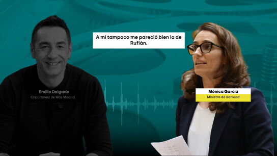 Tensa conversación entre Emilio Delgado y Mónica García.