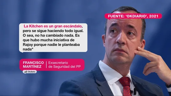 El audio de Francisco Martínez publicado por 'OkDiario' que destaca la implicación de la cúpula del PP en la Kitchen El audio de Francisco Martínez publicado por 'OkDiario' que destaca la implicación de la cúpula del PP en la Kitchen
