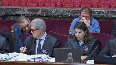 Jos&eacute; Luis &Aacute;balos y Koldo Garc&iacute;a durante el juicio en el Tribunal Supremo