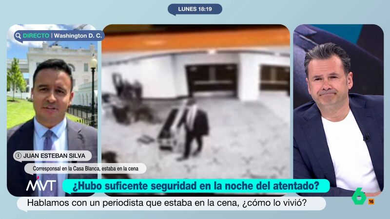 El periodista Juan Esteban Silva denuncia que en la cena de corresponsales pasaron dos controles de seguridad sin confirmar su identidad