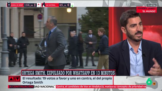 Juanma Lamet desvela cu&aacute;l es el problema de Ortega Smith: "Vox tambi&eacute;n tiene informaci&oacute;n sobre &eacute;l"