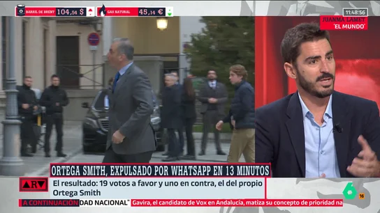 Juanma Lamet desvela cuál es el problema de Ortega Smith: "Vox también tiene información sobre él" Juanma Lamet desvela cuál es el problema de Ortega Smith: "Vox también tiene información sobre él"