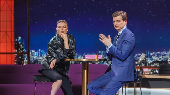 "Solo contigo": Najwa Nimri 'se declara' a Marc Gir&oacute; y le anuncia que esta es la &uacute;nica entrevista que ha concedido &uacute;ltimamente