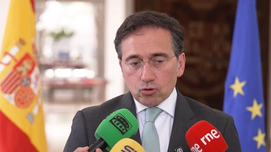 El ministro de Asuntos Exteriores, José Manuel Albares, este martes en República Dominicana. El ministro de Asuntos Exteriores, José Manuel Albares, este martes en República Dominicana.