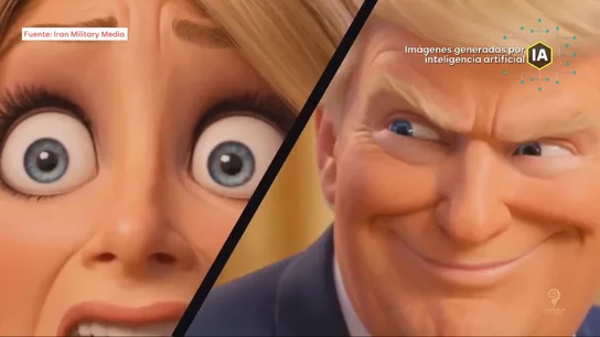 Melania y Donald Trump recreados con IA por Irán Melania y Donald Trump recreados con IA por Irán