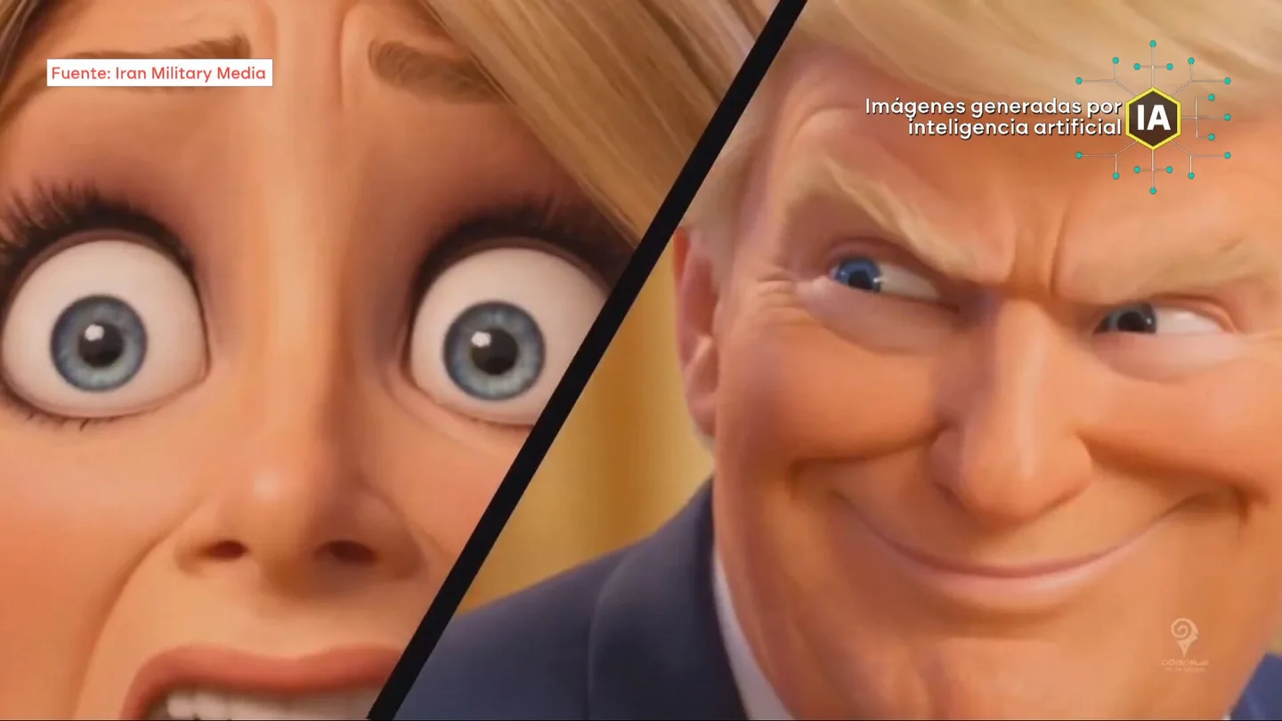 Melania y Donald Trump recreados con IA por Irán Melania y Donald Trump recreados con IA por Irán