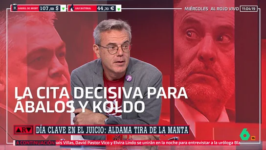 Pedro Vallín analiza la declaración de Aldama y la sensación que tiene al final del juicio del caso mascarillas: "Ha sido un caso de más lirili que lerele" Pedro Vallín analiza la declaración de Aldama y la sensación que tiene al final del juicio del caso mascarillas: "Ha sido un caso de más lirili que lerele"