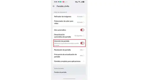 Evita que tu pantalla se apague mientras la miras Evita que tu pantalla se apague mientras la miras