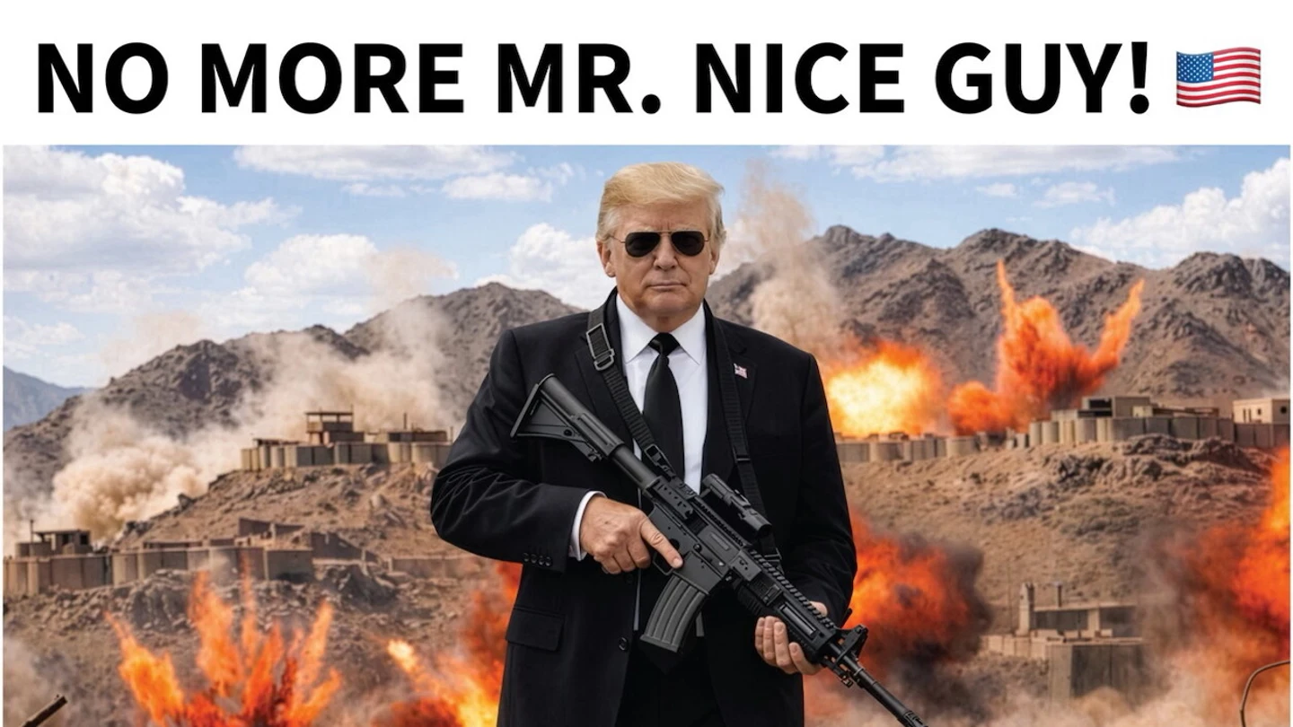 Montaje de Donald Trump que el mismo presidente ha subido a su red social Truth Montaje de Donald Trump que el mismo presidente ha subido a su red social Truth