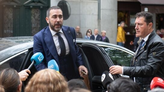 El empresario V&iacute;ctor de Aldama, a su llegada al Tribunal Supremo