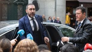 El empresario V&iacute;ctor de Aldama, a su llegada al Tribunal Supremo
