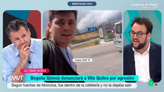 El periodista considera que la &uacute;ltima pol&eacute;mica de Quiles es "muy grave" y denuncia que el agitador ultra acosa a periodista y que, incluso, llega hasta la puerta de sus domicilios. "Desata el odio en redes", a&ntilde;ade. 