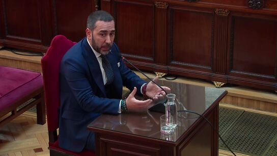 El empresario V&iacute;ctor de Aldama, durante su declaraci&oacute;n ante el Tribunal Supremo