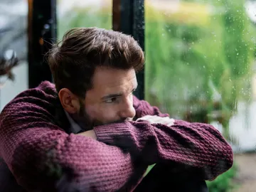 Imagen de un hombre triste Imagen de un hombre triste