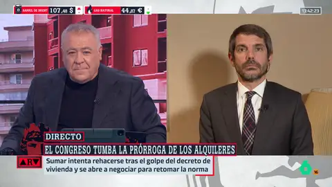 Urtasun, optimista pese a la derrota del decreto del alquiler: "Creo que hay cierto margen para el acuerdo" Urtasun, optimista pese a la derrota del decreto del alquiler: "Creo que hay cierto margen para el acuerdo"