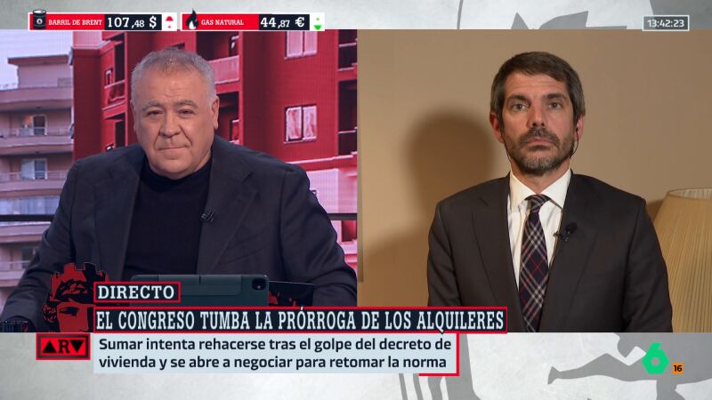 Urtasun, optimista pese a la derrota del decreto del alquiler: "Creo que hay cierto margen para el acuerdo"