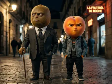 Escena de una frutinovela hecha con IA Escena de una frutinovela hecha con IA