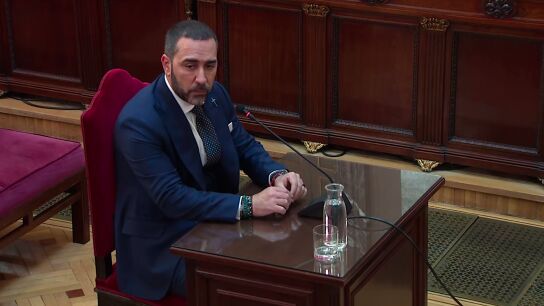 El empresario V&iacute;ctor de Aldama, durante su declaraci&oacute;n ante el Tribunal Supremo