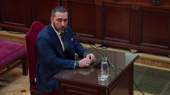 El empresario Víctor de Aldama, durante su declaración ante el Tribunal Supremo El empresario Víctor de Aldama, durante su declaración ante el Tribunal Supremo