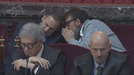 &Aacute;balos y Koldo durante la declaraci&oacute;n de Aldama en el Supremo