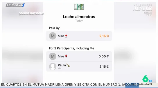Obliga a su amiga a pagarle cuatro euros por la leche y el café del desayuno tras quedarse a dormir en su casa Obliga a su amiga a pagarle cuatro euros por la leche y el café del desayuno tras quedarse a dormir en su casa