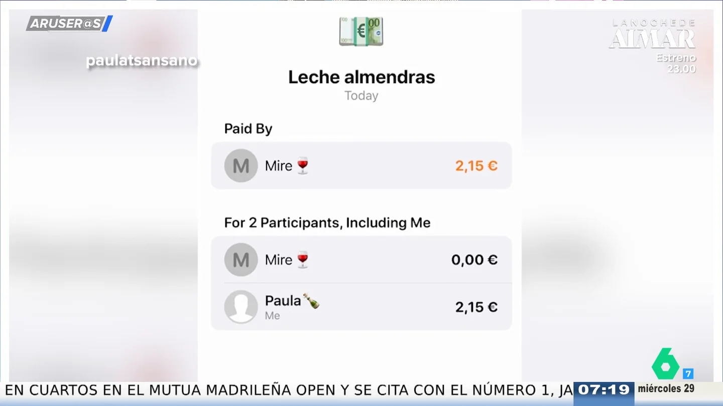 Obliga a su amiga a pagarle cuatro euros por la leche y el café del desayuno tras quedarse a dormir en su casa Obliga a su amiga a pagarle cuatro euros por la leche y el café del desayuno tras quedarse a dormir en su casa