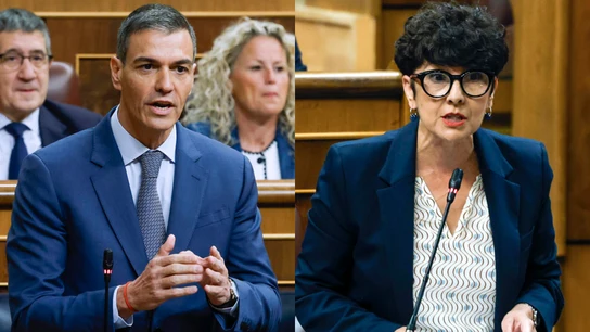 Cara a cara del presidente Pedro Sánchez y Maribel Vaquero (PNV) Cara a cara del presidente Pedro Sánchez y Maribel Vaquero (PNV)