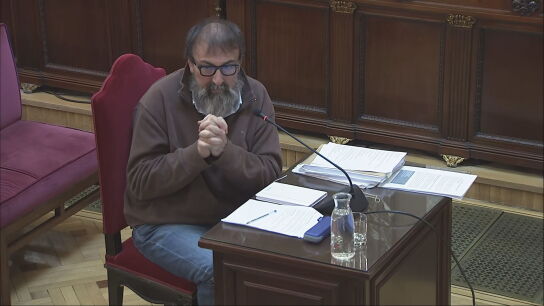 Koldo Garc&iacute;a ante el Tribunal Supremo, este jueves.