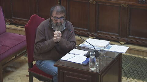 Koldo Garc&iacute;a ante el Tribunal Supremo, este jueves.