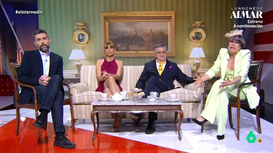 Sandra Sabatés, sobre los fallos de protocolo de Trump en la visita de Carlos III: "¿Debe ser un maleducado siempre que se pueda?" El Intermedio reúne a un 'comité' de expertos en protocolo para analizar el encuentro entre el presidente de Estados Unidos y el rey de Inglaterra. Descubre su valoración en el vídeo principal.