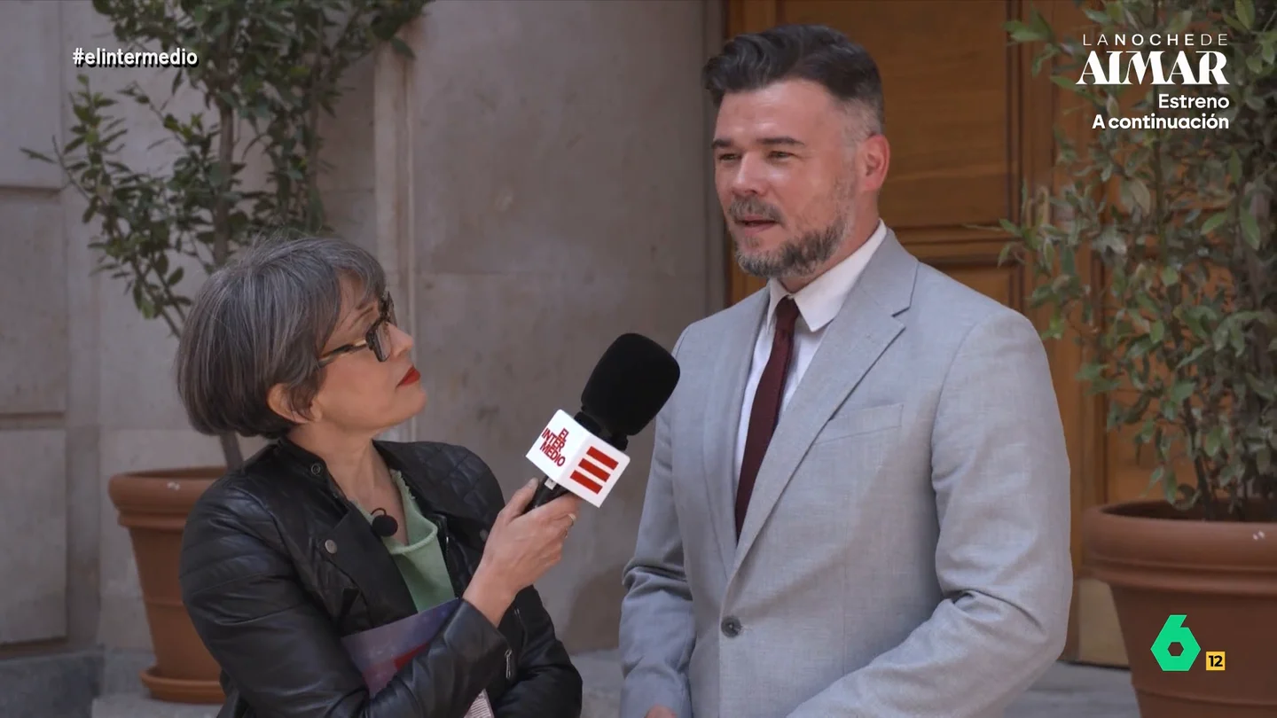 Thais Villas y Gabriel Rufián Gabriel Rufián desvela a Thais Villas su sueño con Pedro Sánchez: "Me explicaba sus movidas y que iban a por él"