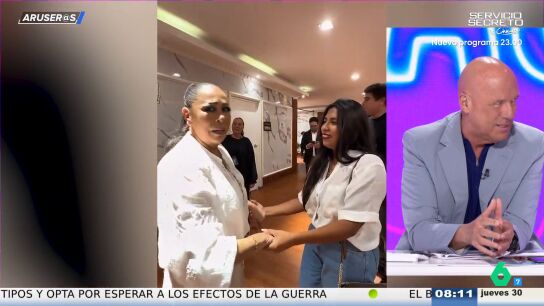 Alfonso Ar&uacute;s critica a Isabel Pantoja tras emocionarse al ver a una fan que le recuerda a su hija: "&iquest;Ahora se le escapan l&aacute;grimas?"