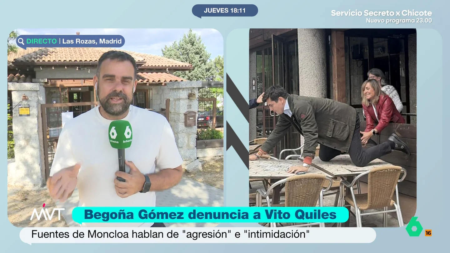 El restaurante del incidente entre Begoña Gómez y Vito Quiles denuncia que está perdiendo reservas por una ola de reseñas negativas Desde el restaurante donde se produjo el incidente por el que Begoña Gómez ha denunciado a Vito Quiles, Javier Bastida explica que el local está sufriendo una avalancha de reseñas negativas en internet que ya afecta a sus reservas.