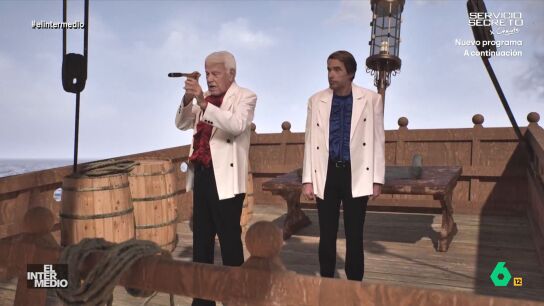 Wyoming y Dani Mateo se convierten una vez m&aacute;s en 'Aznarito y Felip&oacute;n', en esta ocasi&oacute;n para poner en duda los abusos durante la conquista de Am&eacute;rica: "Antes de llegar nosotros, &iquest;qu&eacute; ten&iacute;an?".