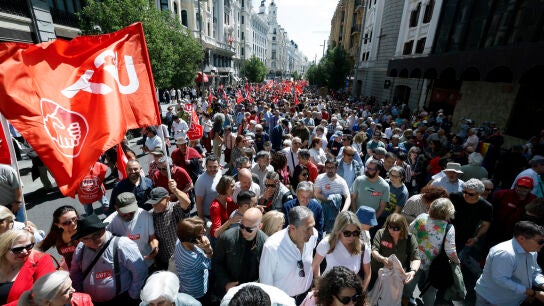 Manifestaci&oacute;n del 1 de mayo en Madrid