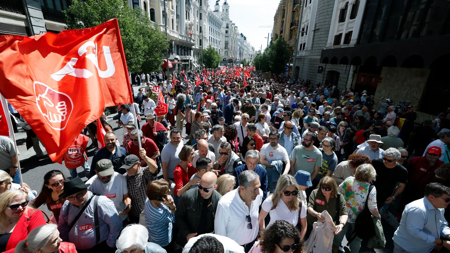 Manifestación del 1 de mayo en Madrid Manifestación del 1 de mayo en Madrid