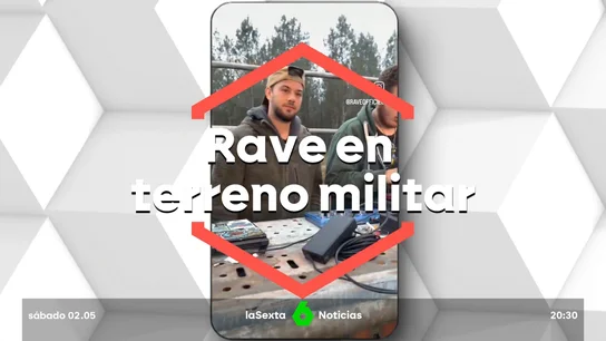Celebran una rave en terreno militar en Francia rave