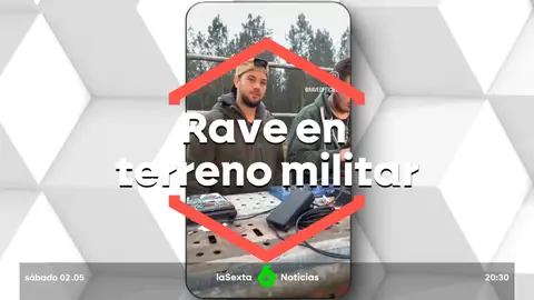Celebran una rave en terreno militar en Francia rave