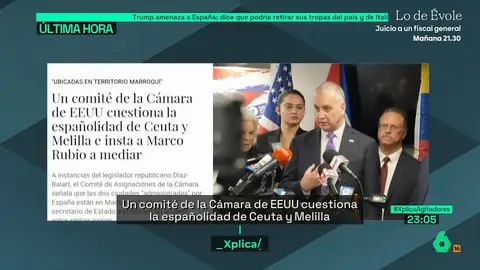 Un comité de la Cámara de EEUU cuestiona la españolidad de Ceuta y de Melilla Un comité de la Cámara de EEUU cuestiona la españolidad de Ceuta y de Melilla