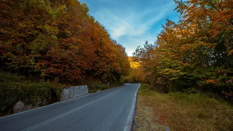 Carretera en Pelion Carretera en Pelion