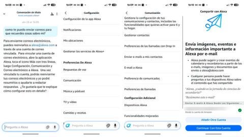 Enviando documentos a Alexa+