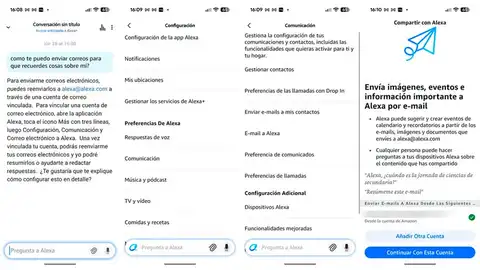 Enviando documentos a Alexa+ Enviando documentos a Alexa+