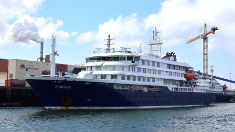 Imagen de archivo del crucero MV Hondius