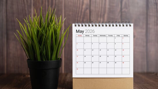 Calendario de mayo de 2026