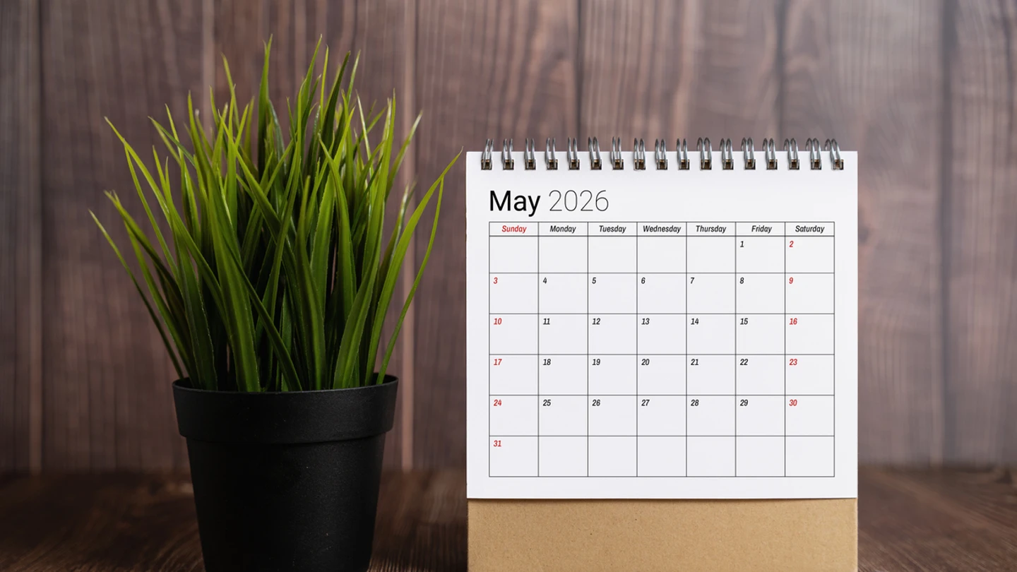 Calendario de mayo de 2026 Calendario de mayo de 2026