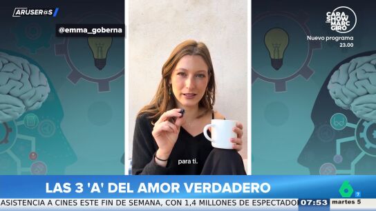 Las '3 A' que tienen que darse para que el amor sea de verdad: "Atracci&oacute;n, Afecto y Admiraci&oacute;n"