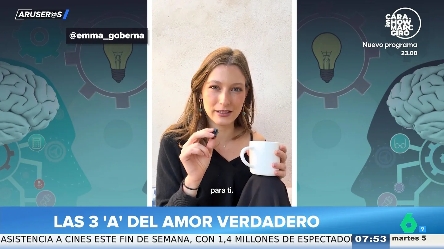 Las '3 A' que tienen que darse para que el amor sea de verdad: "Atracción, Afecto y Admiración" Las '3 A' que tienen que darse para que el amor sea de verdad: "Atracción, Afecto y Admiración"